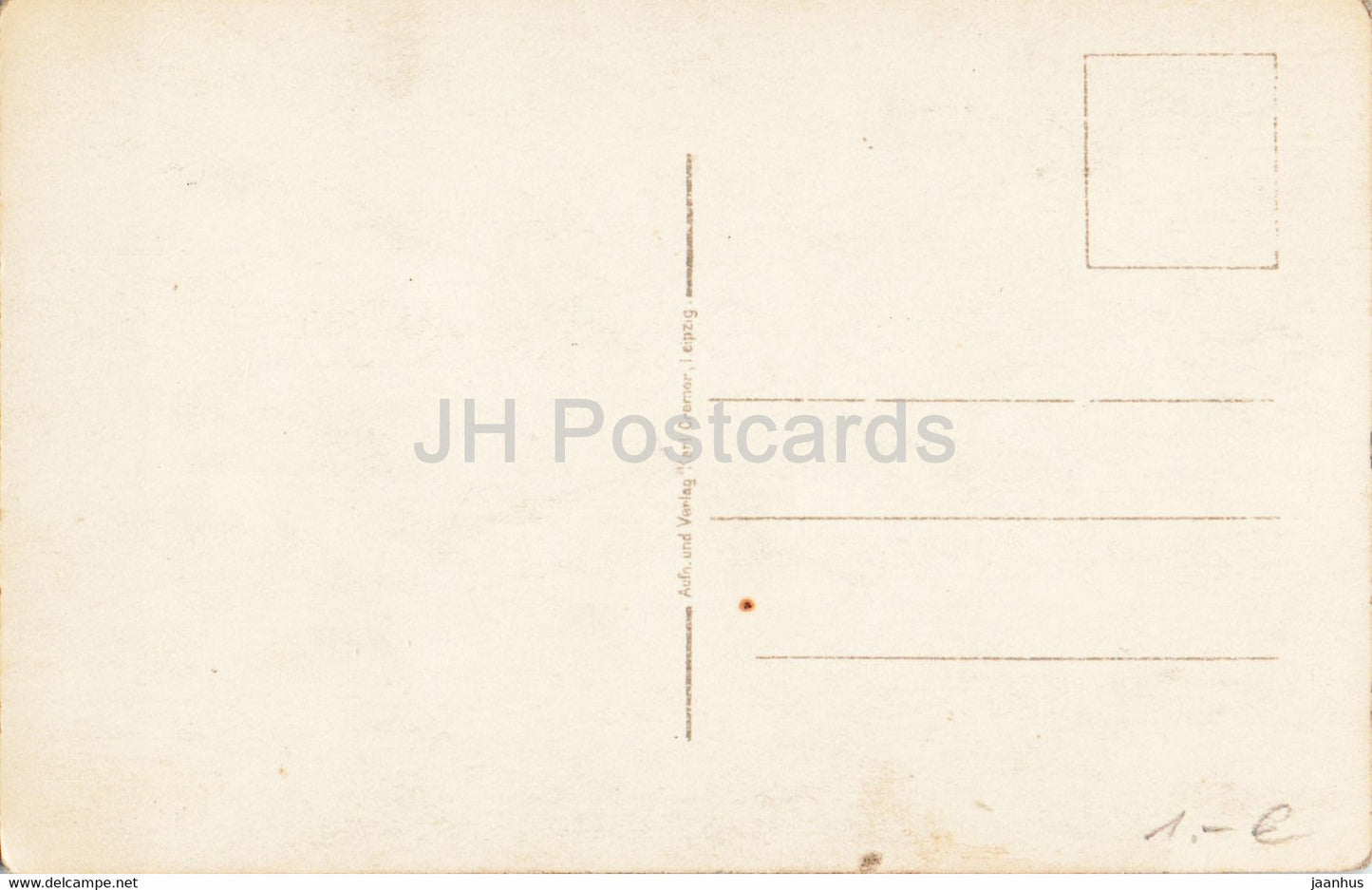 Leipzig - Blick nach dem Völkerschlachtdenkmal - Denkmal - alte Postkarte - Deutschland - unbenutzt