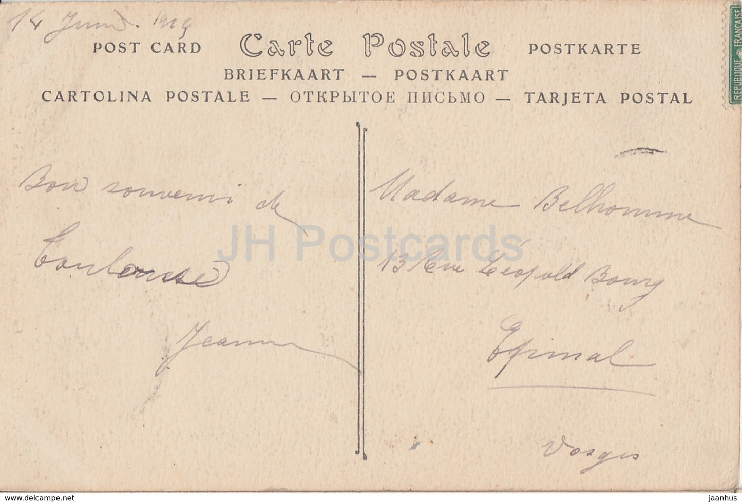 Toulouse - La Colonne Dupuy - 34 - 1914 - alte Postkarte - Frankreich - gebraucht