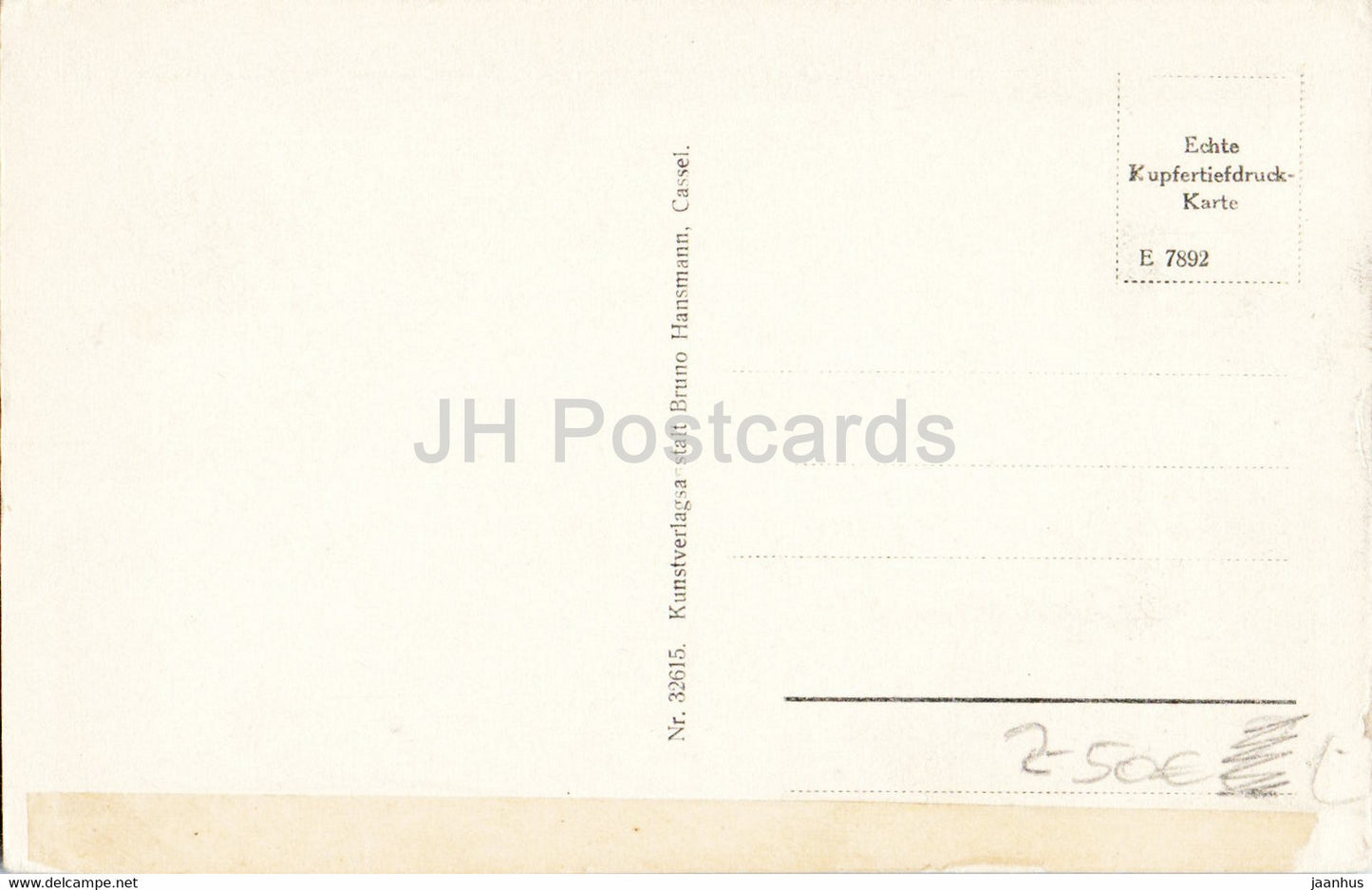 Eisenach - Die Wartburg von Sud West - carte postale ancienne - Allemagne - inutilisée