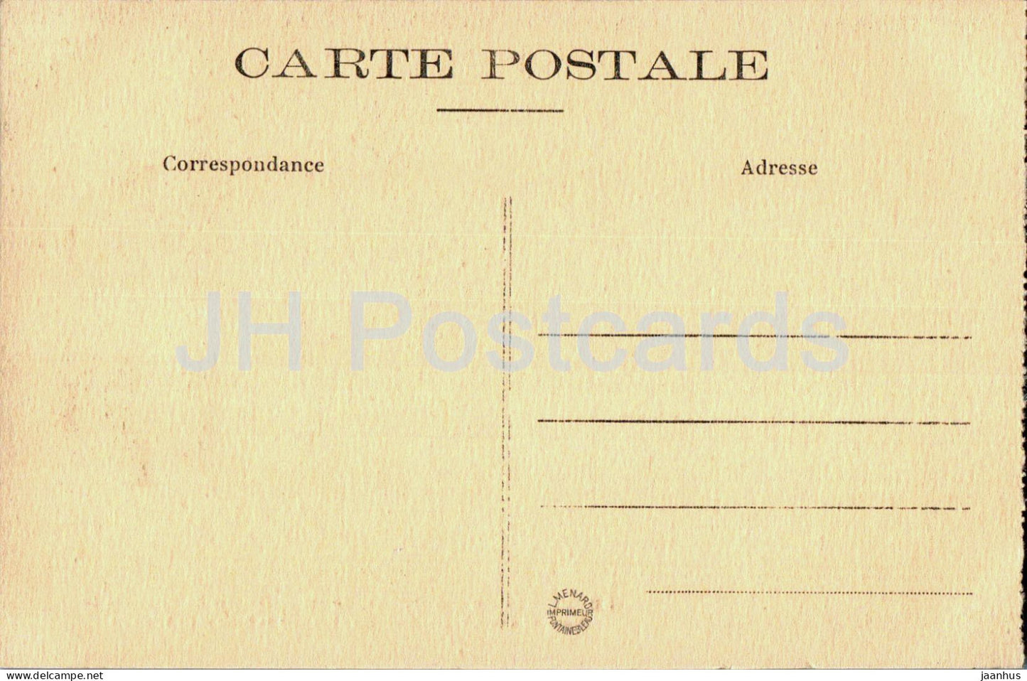 Palais de Fontainebleau - Galerie de Francois I - 56 - old postcard - France - unused