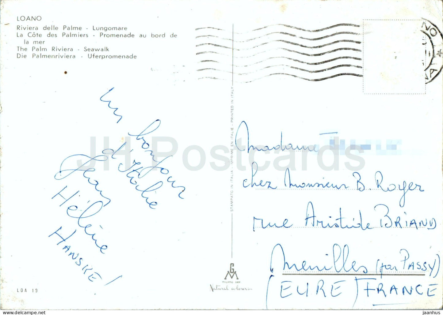 Loano - Riviera delle Palme - Lungomare - The Palm Riviera - Seawalk - LOA 19 - Italien - gebraucht