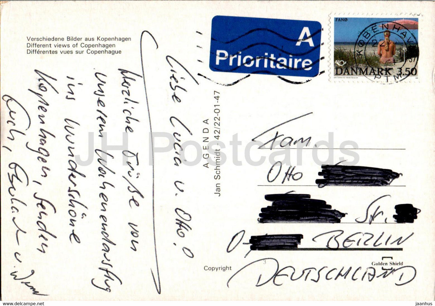 Différentes vues de Copenhague - multiview - Danemark - utilisé