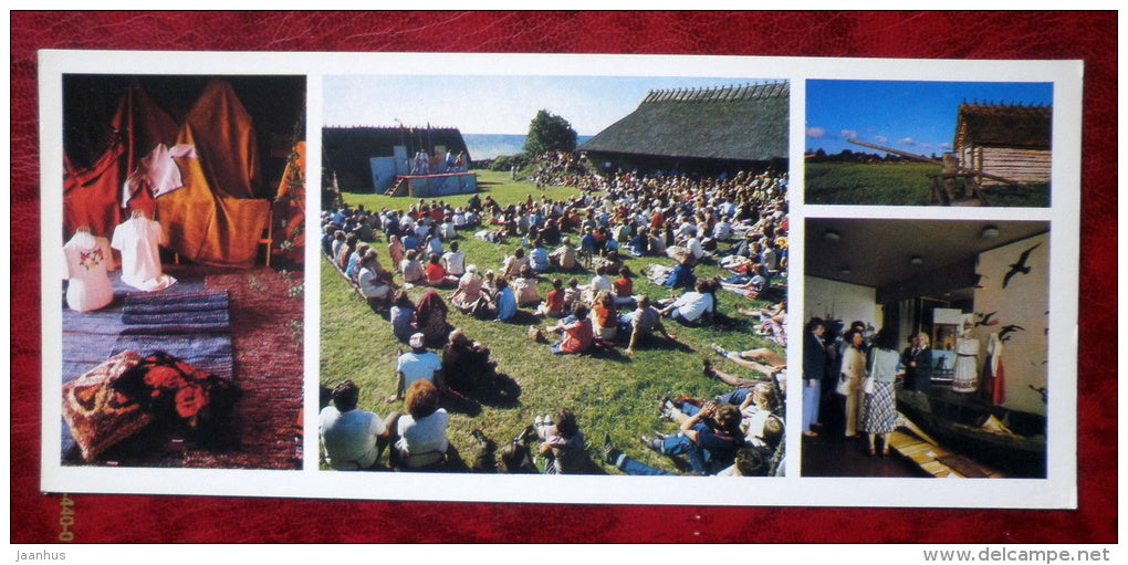 Kirov collective farm - museum - cultural events - 1986 - Estonia - USSR - unused - JH Postcards