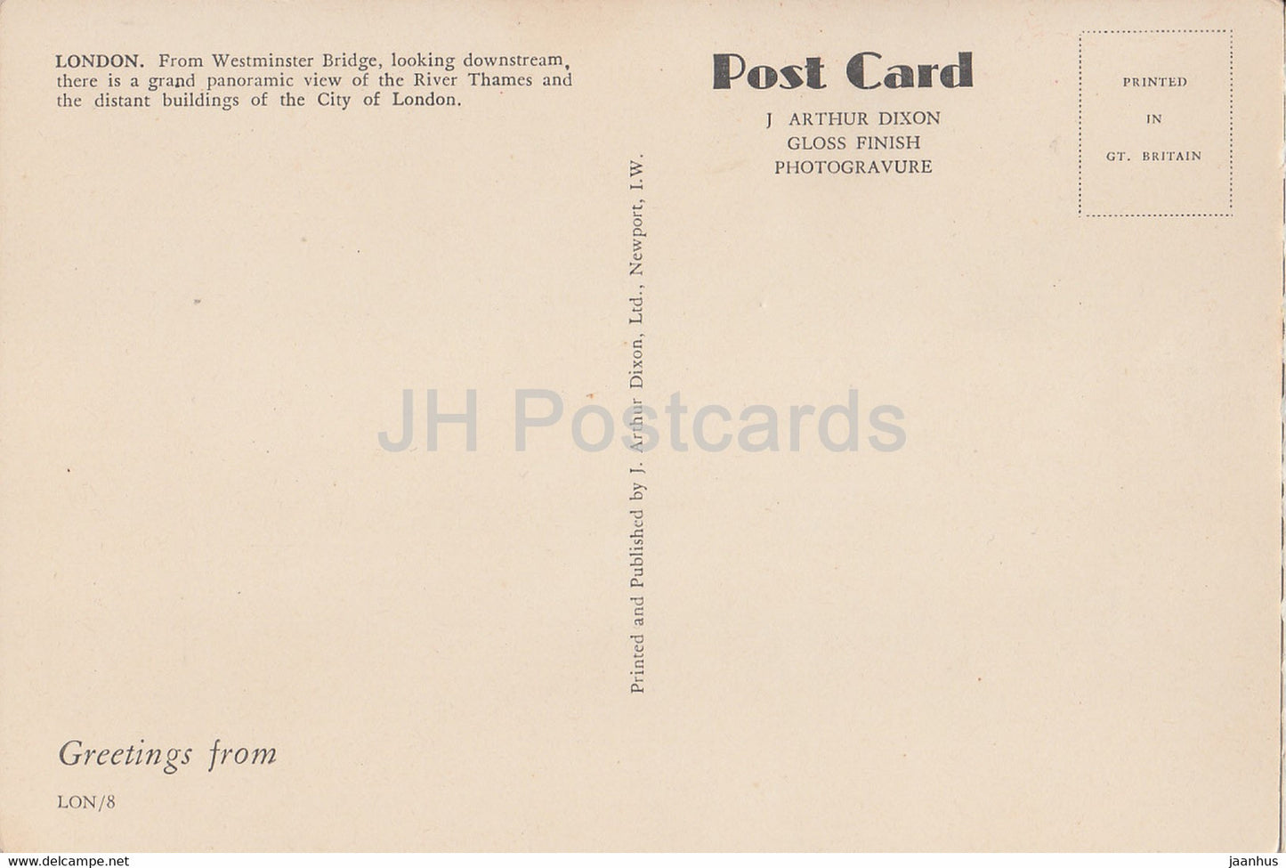 London - The Embankment from Westminster Bridge - boat - England - United Kingdom - unused