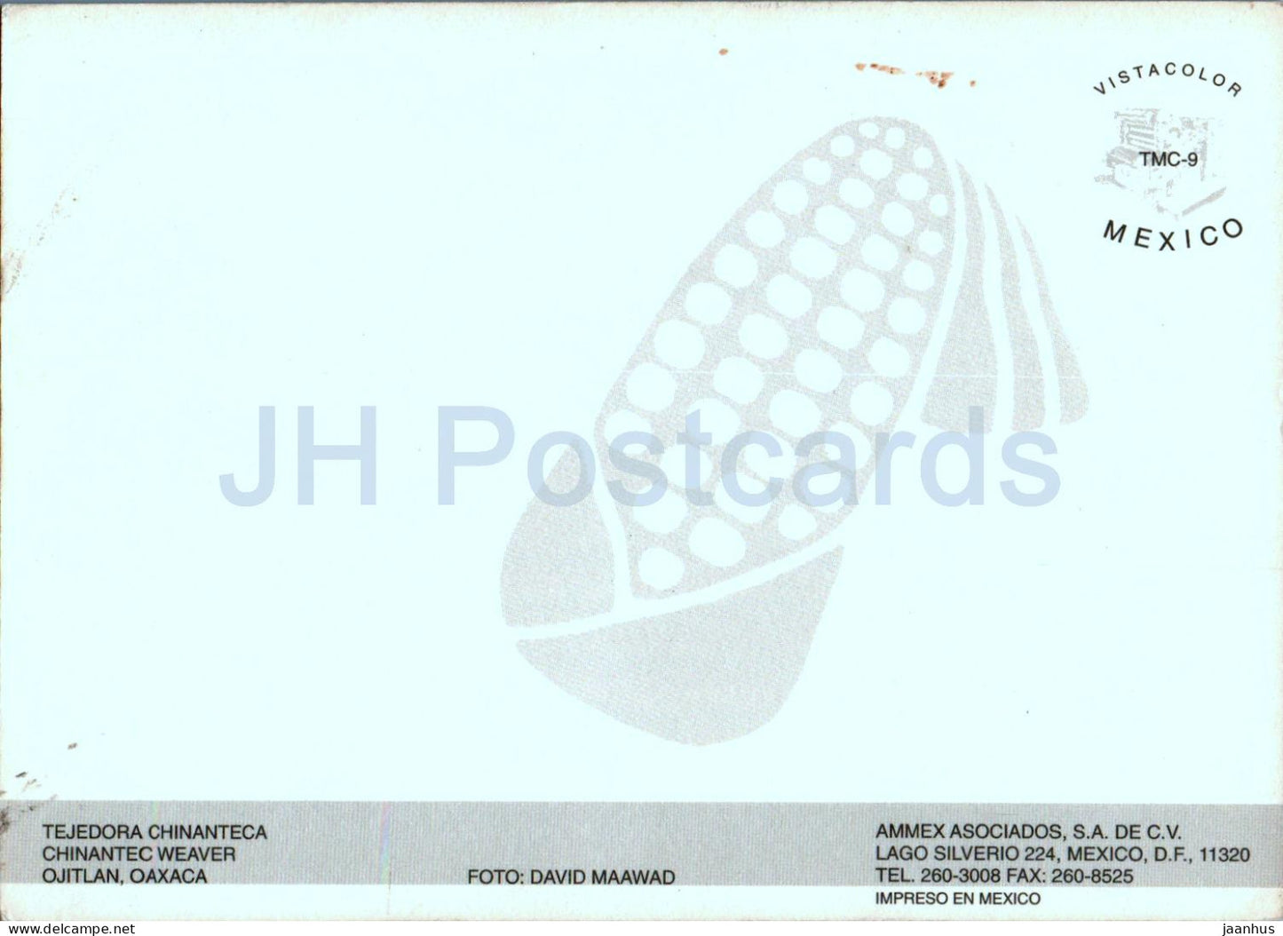 Tejedora Chinanteca - Chinantec Weaver - Volkskostüme - Kunsthandwerk - TMC-9 - Mexiko - unbenutzt