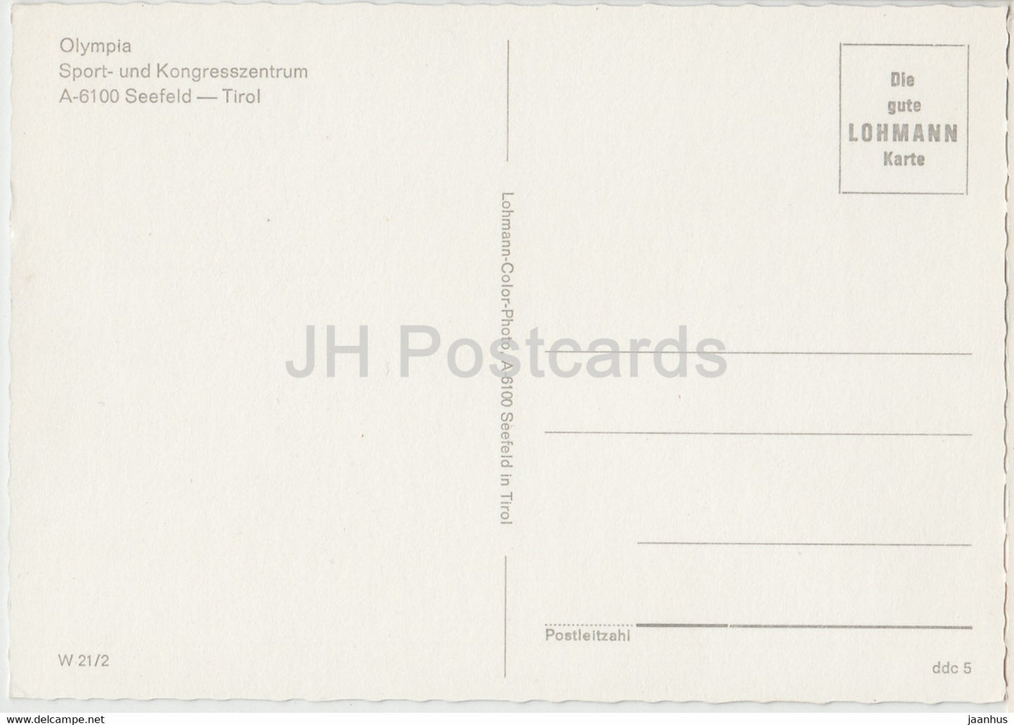 Seefeld Olympia Sport Kongresszentrum - Tirol - Autriche - inutilisé