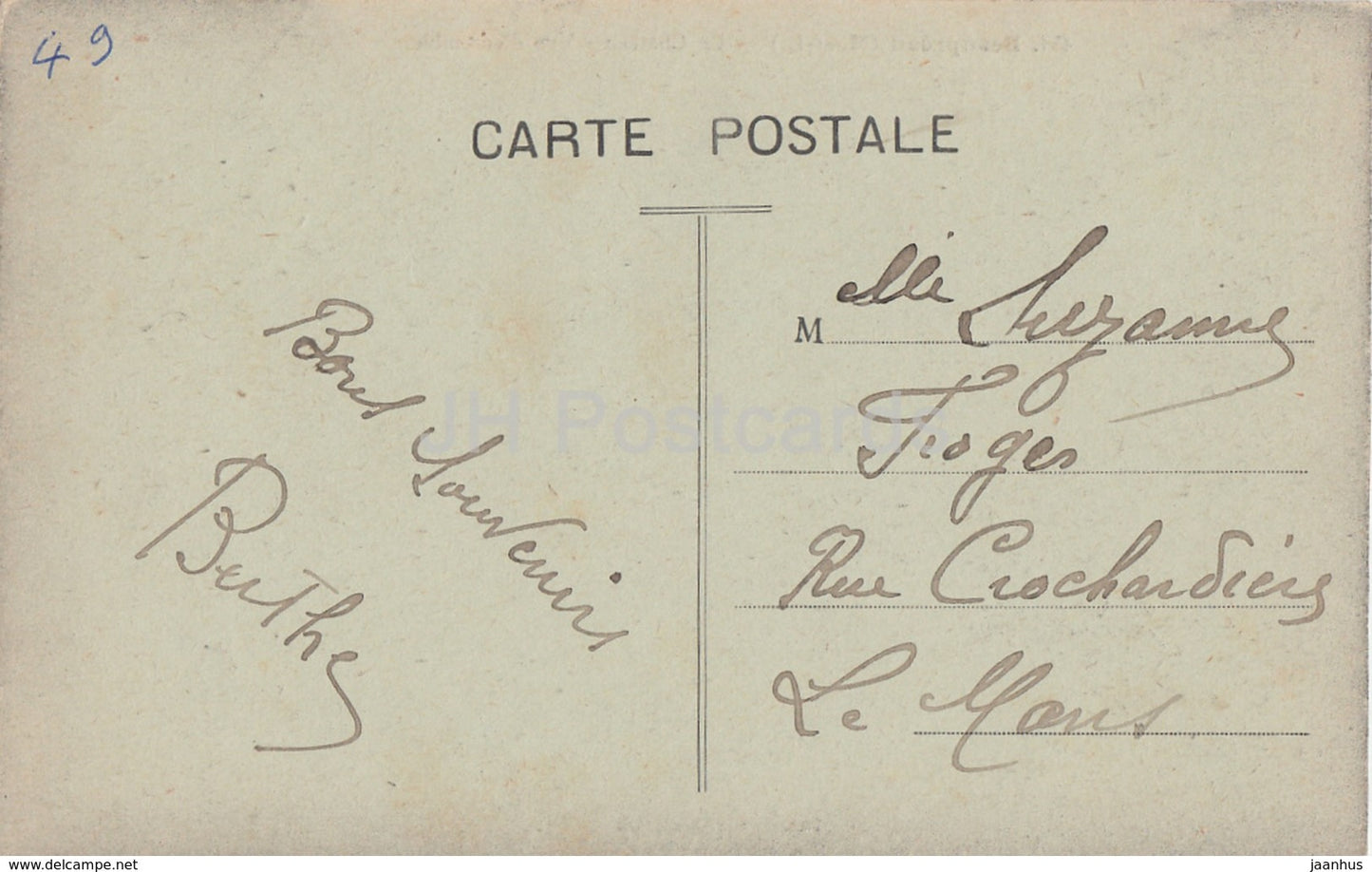 Beaupreau - Le Chateau - Vue d'ensemble - castle - 454 - old postcard - France - used