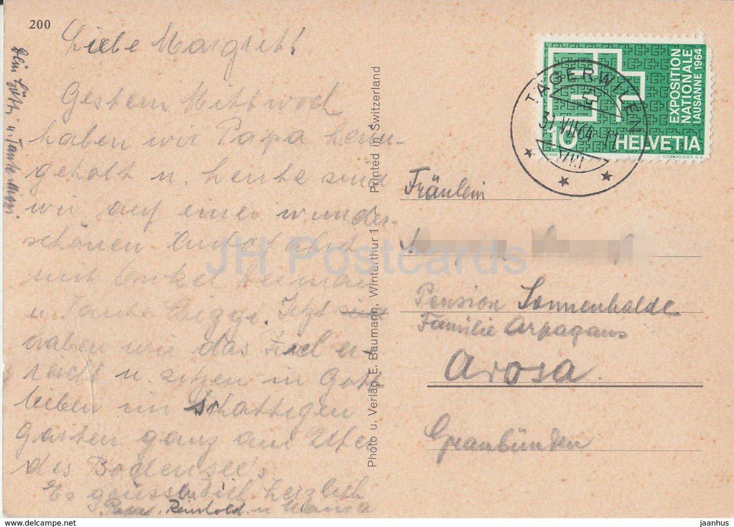 Stein am Rhein - multiview - town view - 200 - 1964 - Switzerland - used