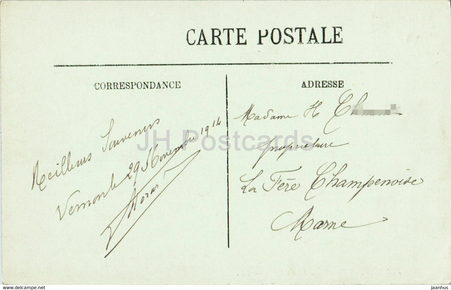 Vernon - Ruines du Vieux Pont - 38 - old postcard - 1914 - France - used