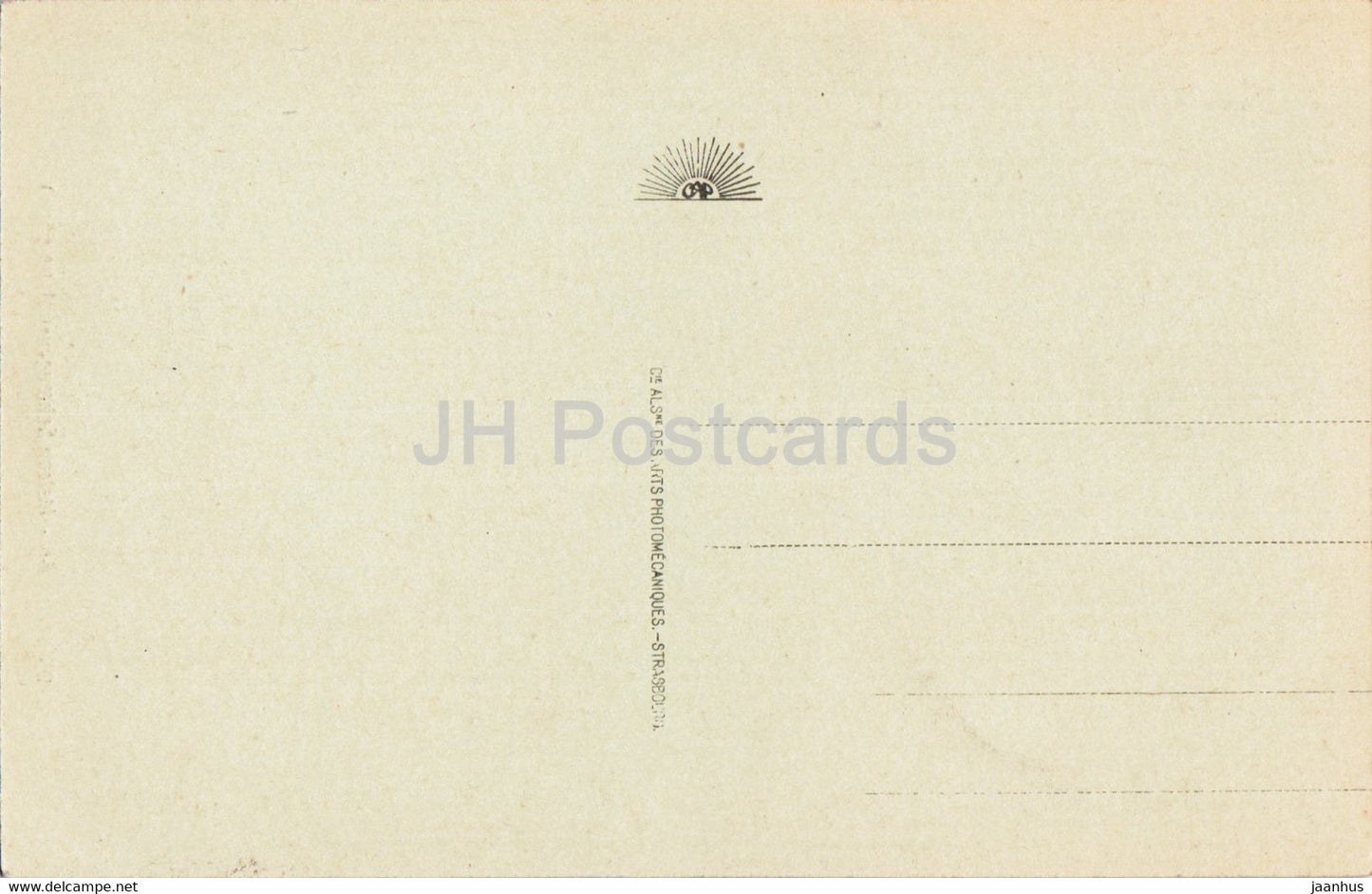 Colmar - Maison Schoengauer - 98 - old postcard - France - unused