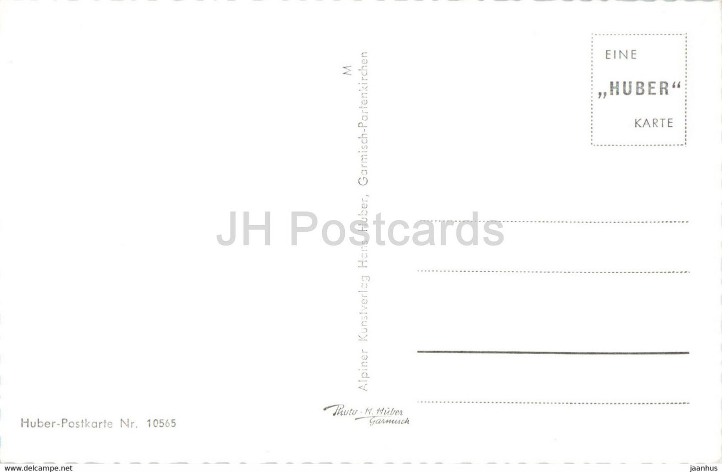 Gruss aus Hammersbach Hollental - train - hotel Hollentalklamm - old postcard - Germany - unused