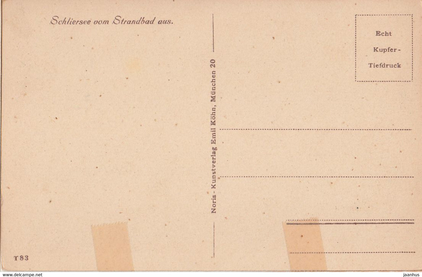 Schliersee vom Strandbad aus - old postcard - 33 - Germany - unused