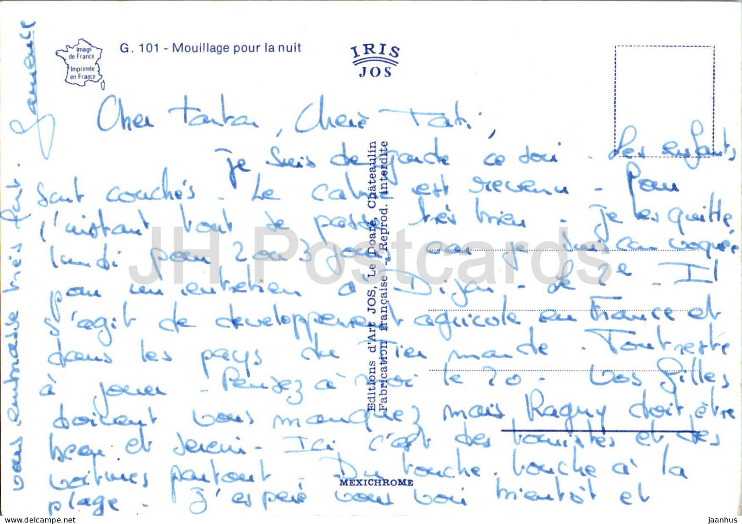 Mouillage pour la nuit - Mouillage pour la nuit - voilier - G 101 - France - occasion