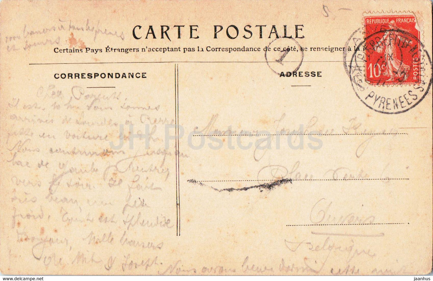 Cirque de Troumouse - La Munia - 661 - alte Postkarte - Frankreich - gebraucht