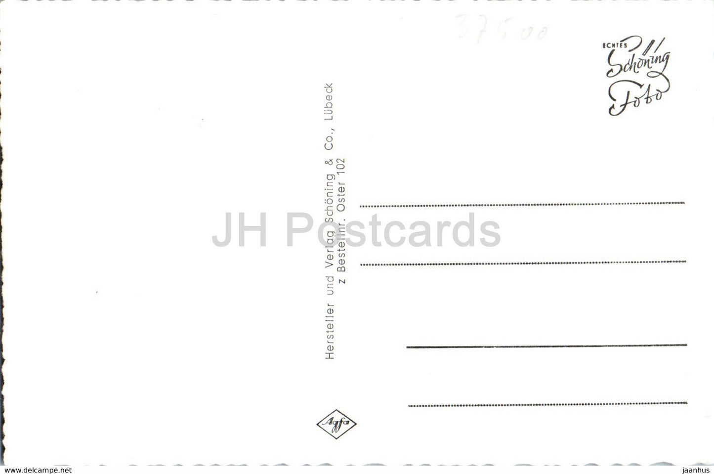 Gruss von der Sosetalsperre - Harz - old postcard - Germany - unused