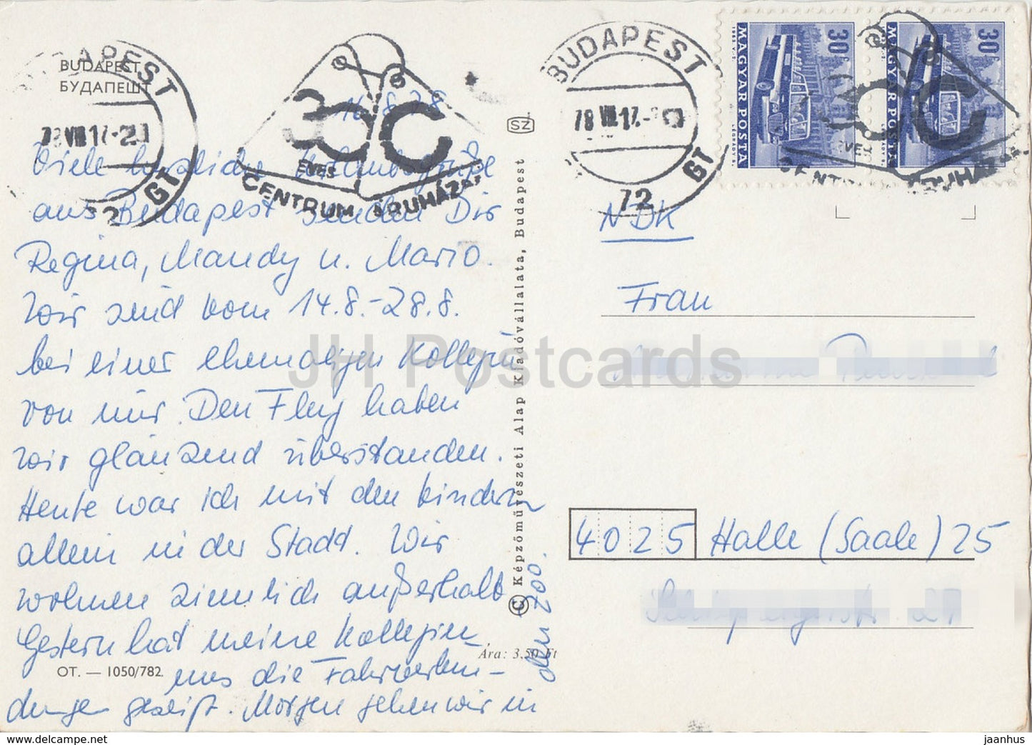 Budapest - Colline du Château - lion - sculpture - vues multiples - 1978 - Hongrie - utilisé