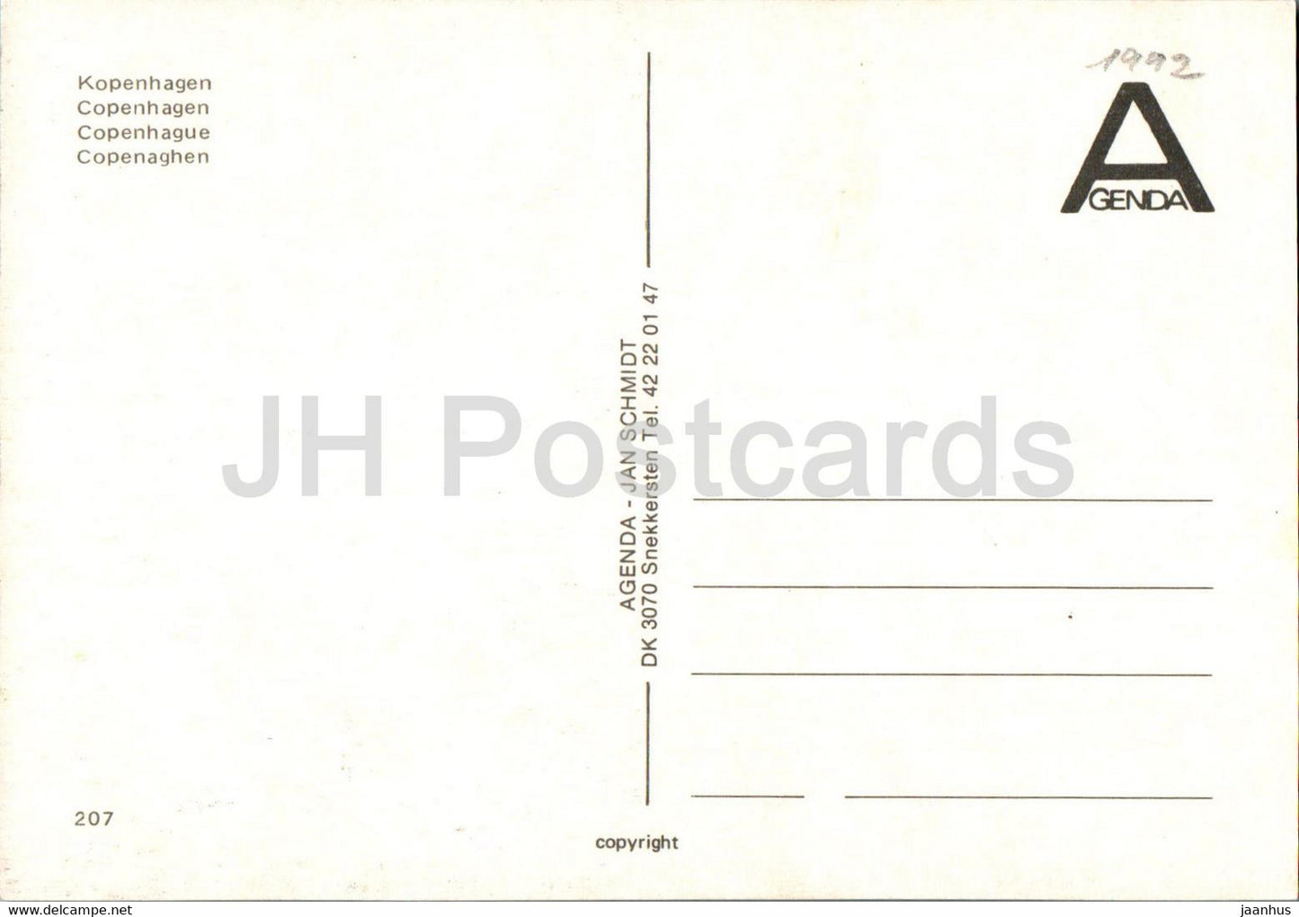 Copenhague - Copenhague - multiview - 207 - Danemark - inutilisé