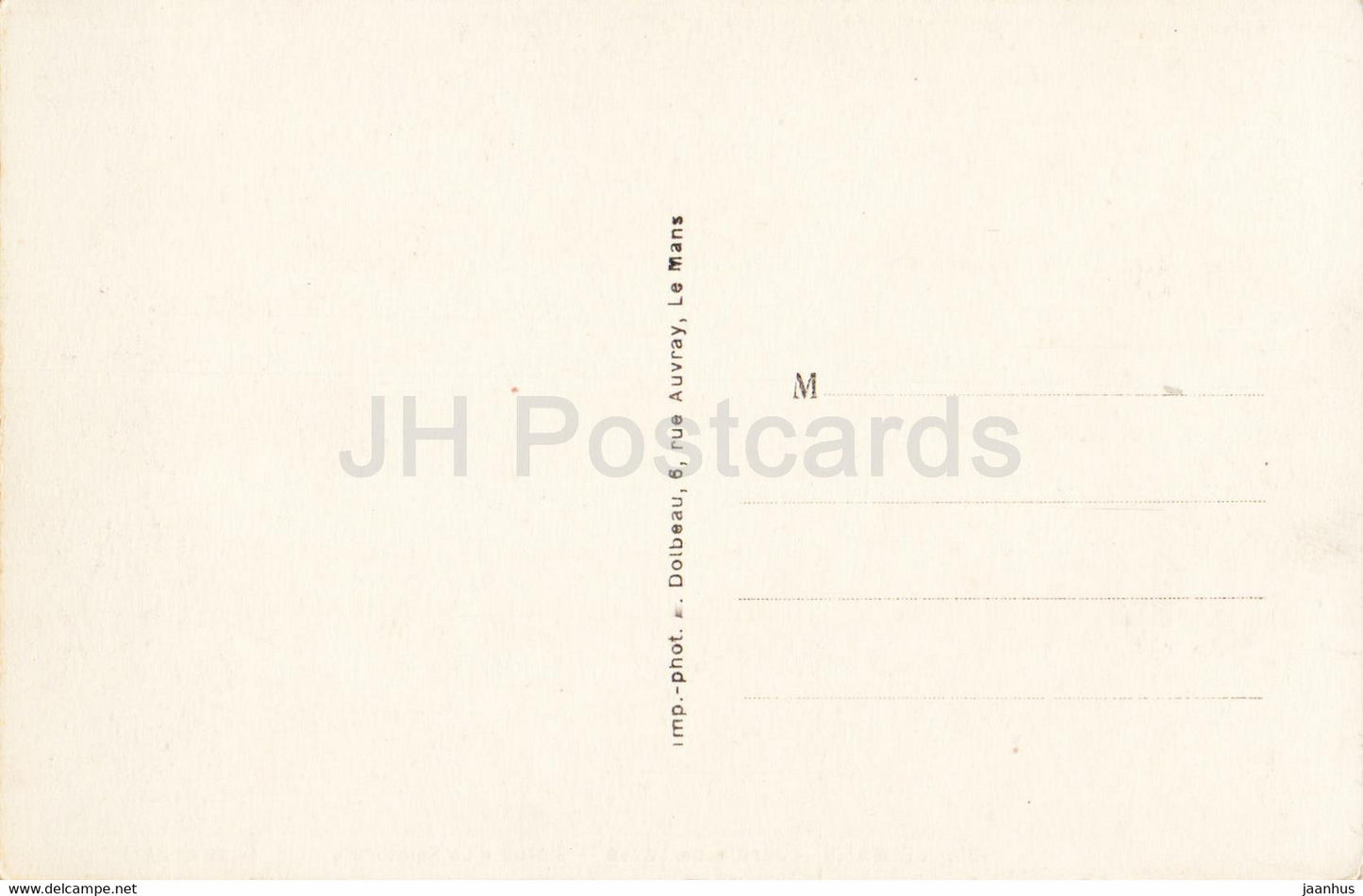 Le Mans - Jardin de Tesse - Statue La Peinture - 150 - alte Postkarte - Frankreich - unbenutzt