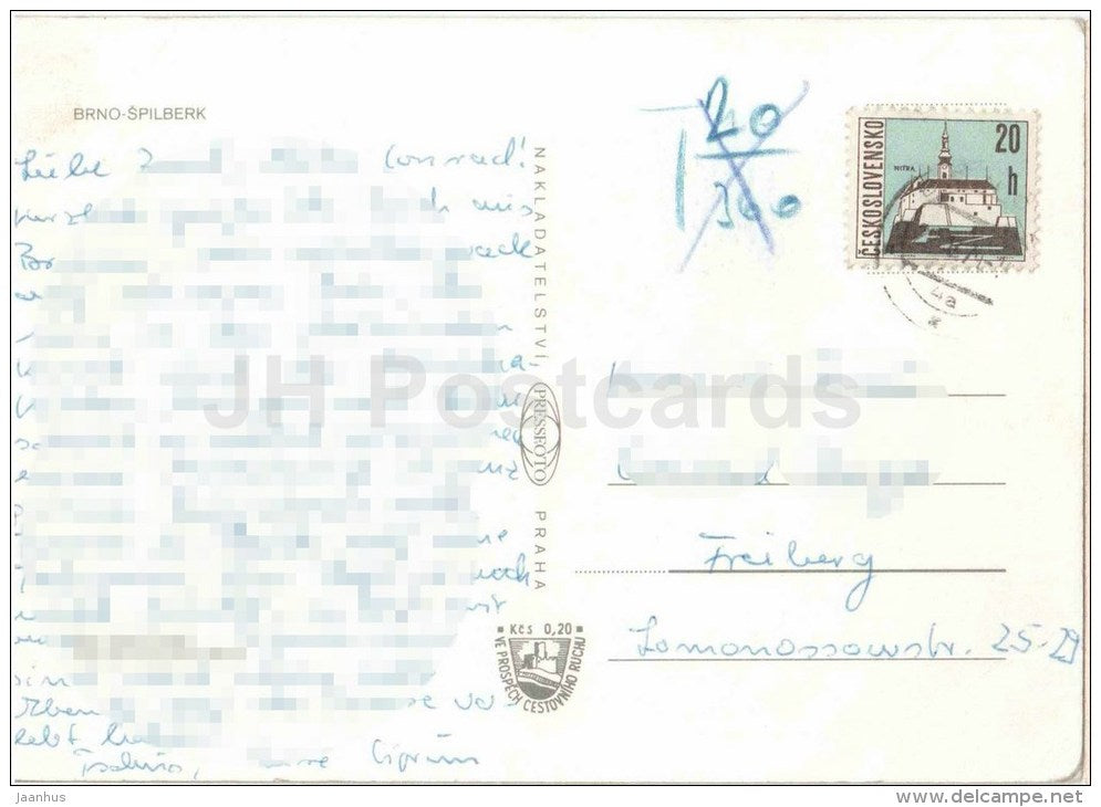 Brno - Spilberk - Czechoslovakia - Czech - used - JH Postcards
