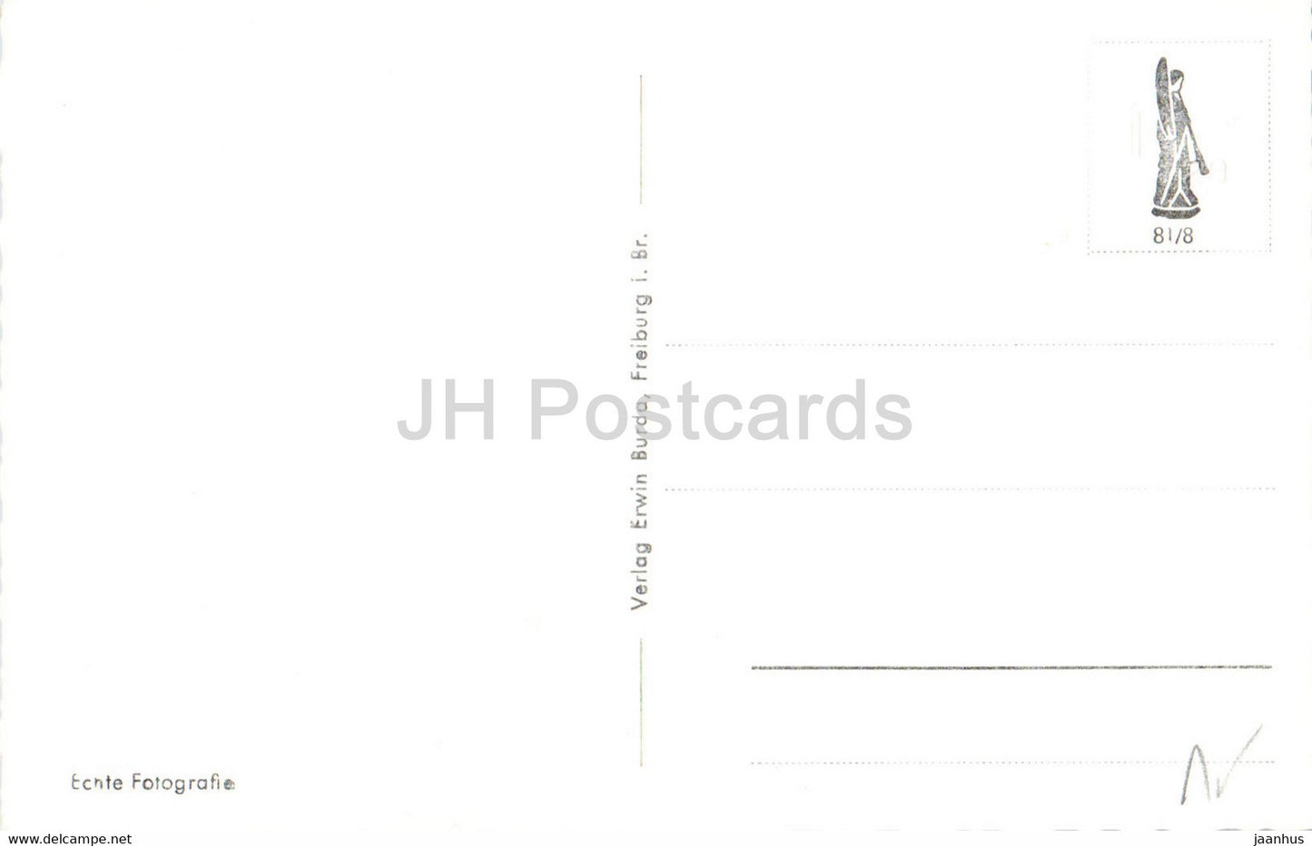 Titisee 885 m - Blick vom Seehausle - old postcard - Germany - unused