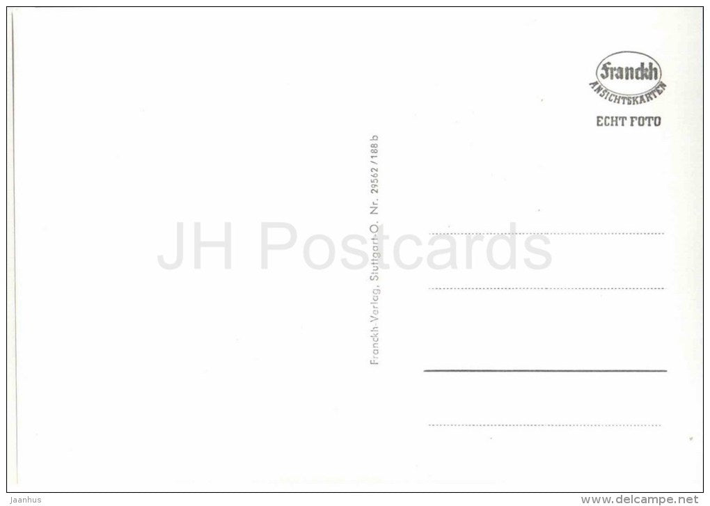 Münster Zwiefalten - ehemalige Benediktiner-Klosterkirche - Chorgestühl - church - Germany - nicht gelaufen - JH Postcards