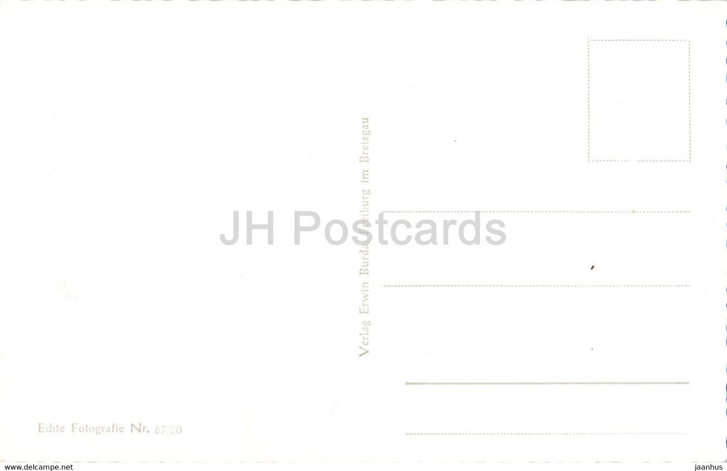 Hohenluftkurort St Peter mit Feldberg - old postcard - Germany - unused