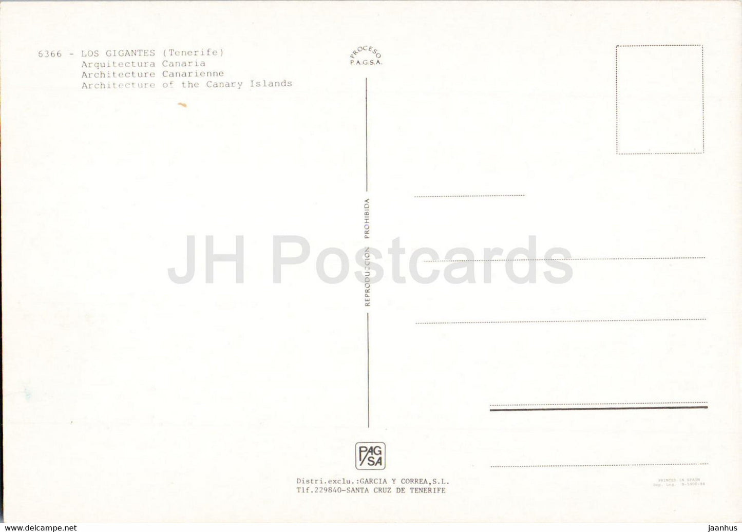 Los Gigantes - Arquitectura Canaria - architecture - Tenerife - Gran Canaria - 6366 - Espagne - inutilisé