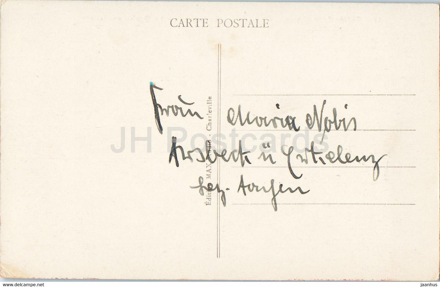 Vallee de la Meuse - Chateau Regnault - La Roche mouvante - 11 - alte Postkarte - Frankreich - gebraucht