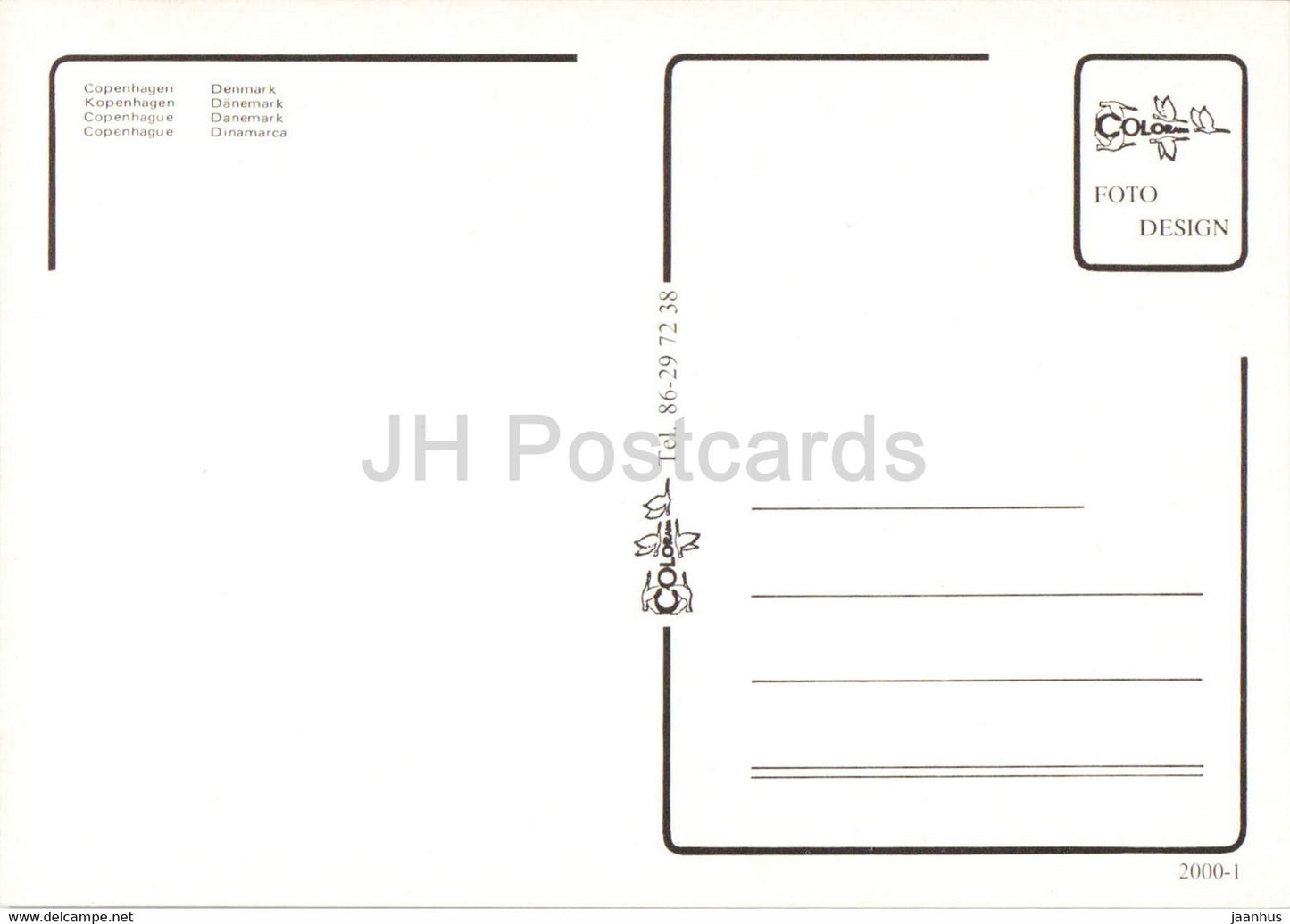 Kopenhagen - Andersen-Denkmal - Kleine Meerjungfrau - Wache - Colorama - Multiview - Dänemark - unbenutzt