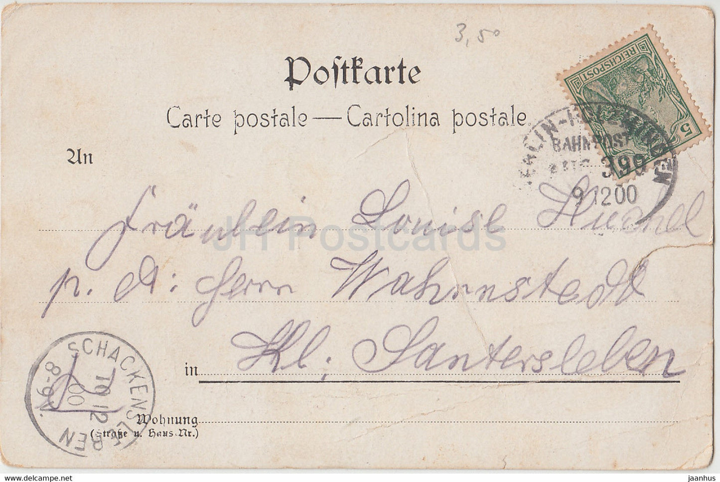 Voor Vrijheid En Recht - illustration - Verlag Max Marcus - Dess No 770 - old postcard - 1900 - used