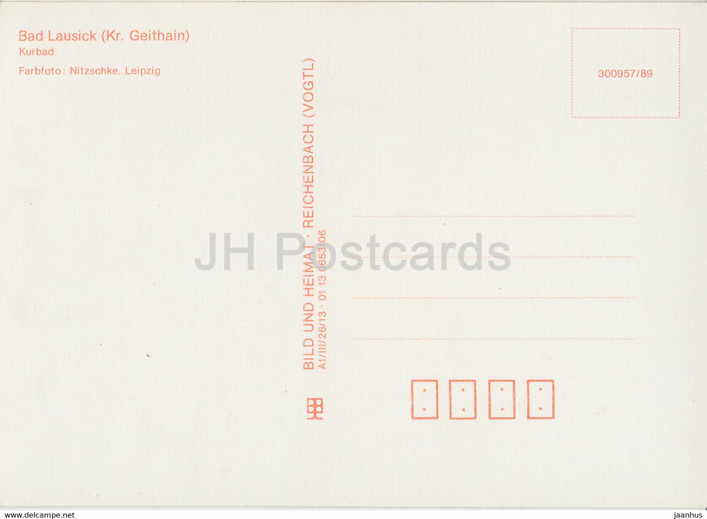 Bad Lausick - Kurbad - Deutschland DDR - gebraucht