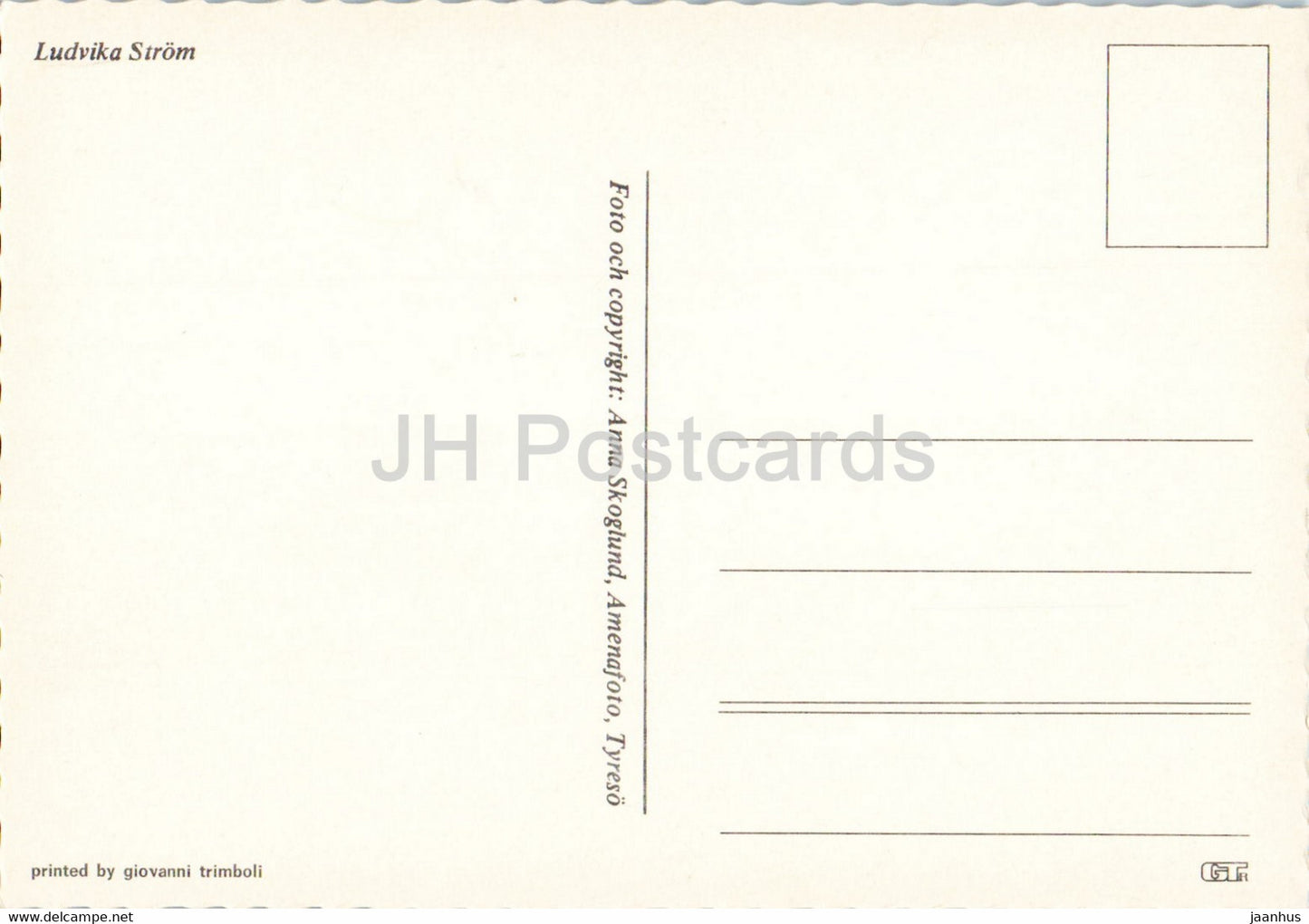 Ludvika Strom – Schweden – unbenutzt