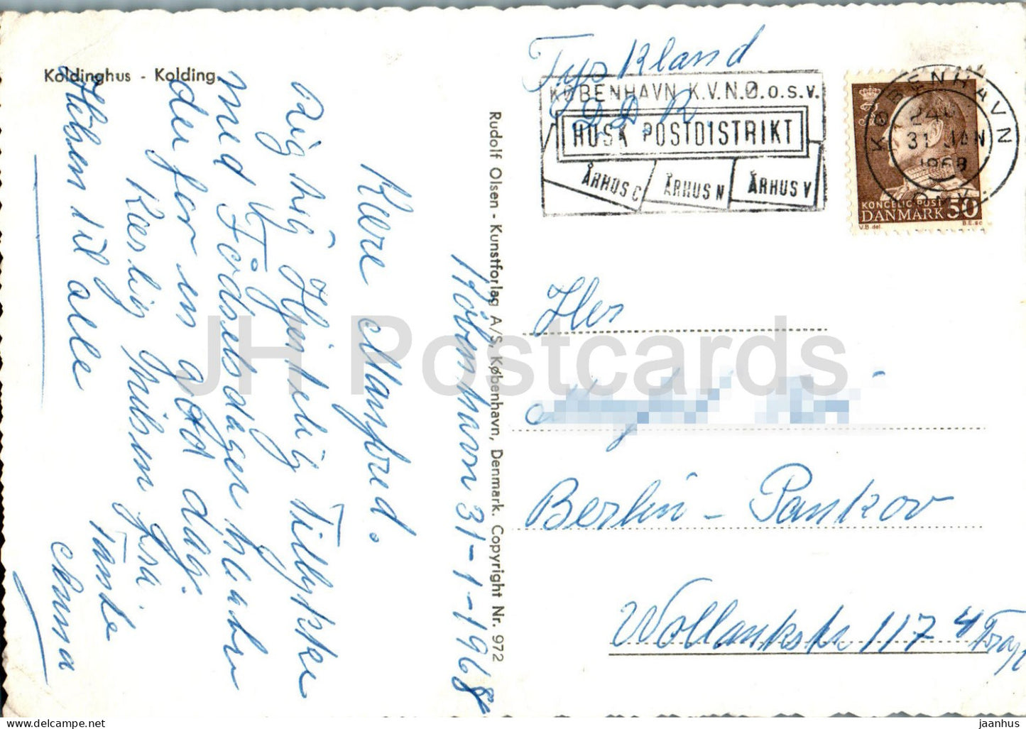 Koldinghus - Kolding - multiview - 972 - 1968 - Denmark - used