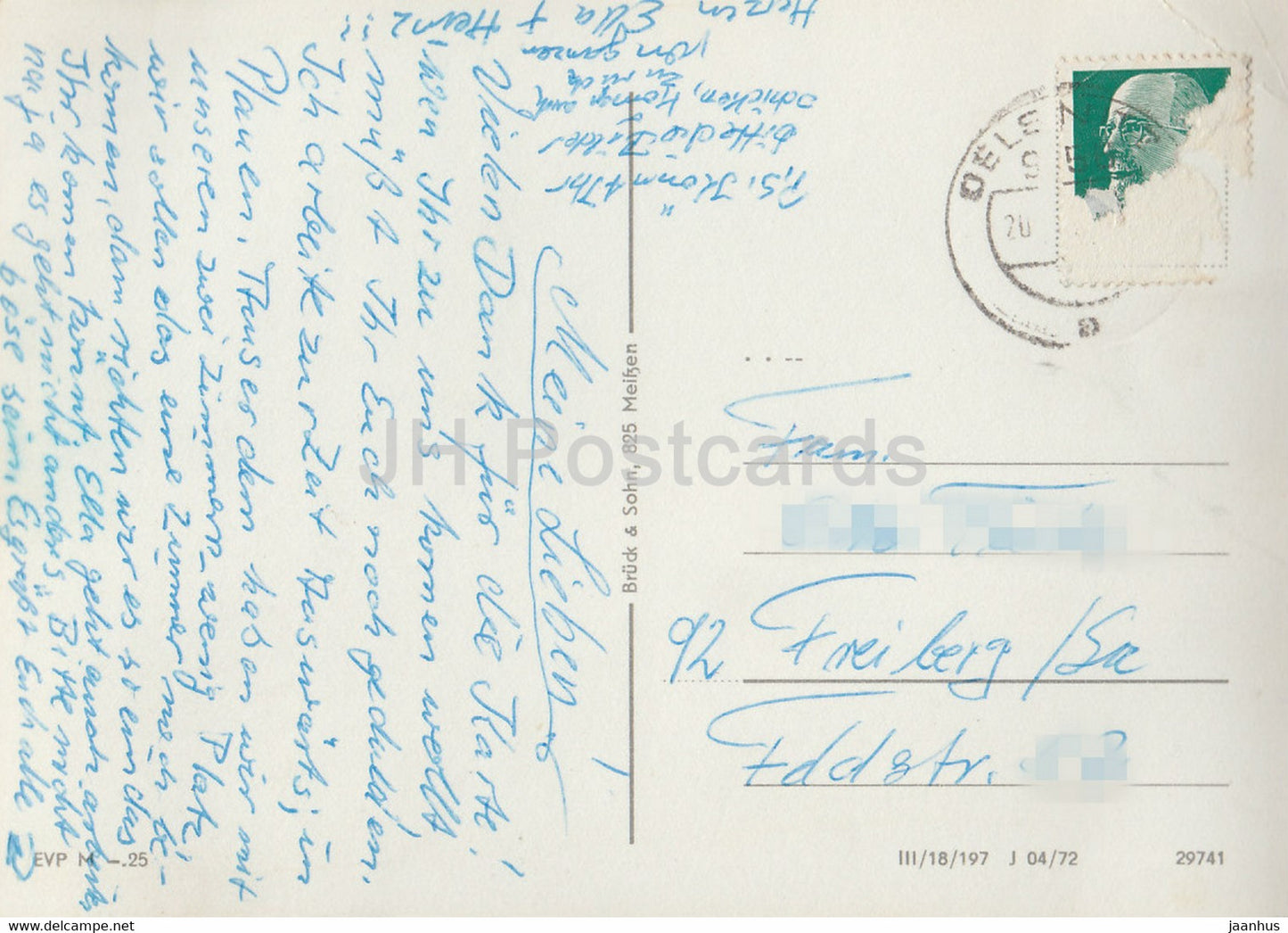 Nossen - Schloss - Muldental - Huthaus und Autobahnbrucke - Krankenhaus - château - hôpital - Allemagne - occasion