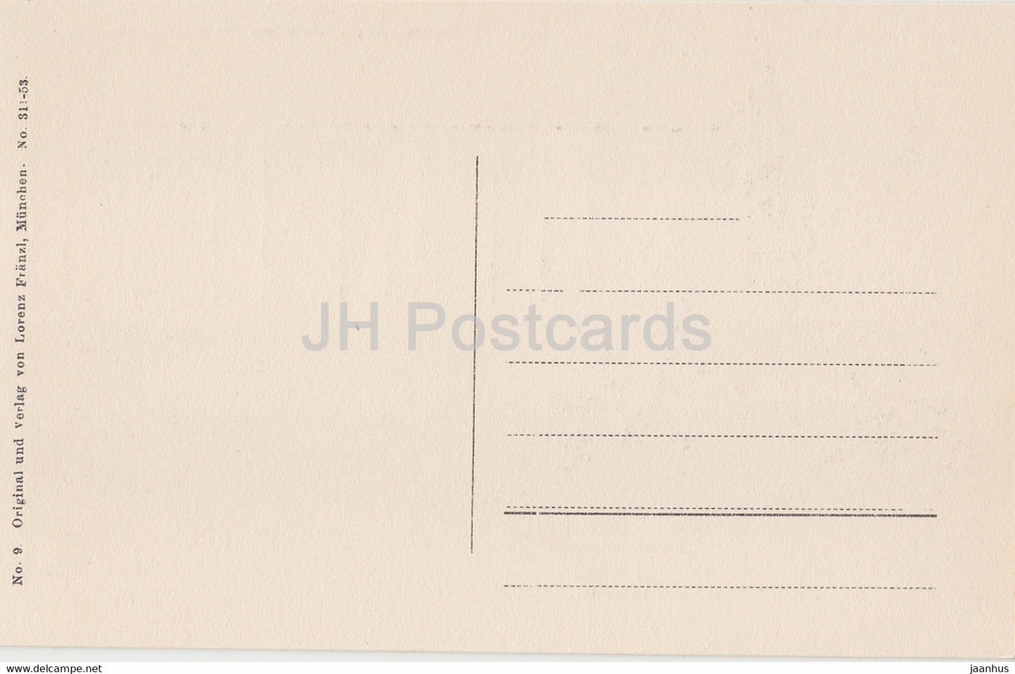 Starnberger See - Der Bismarckturm mit See und Gebirgspanorama - 9 - old postcard - Germany - unused