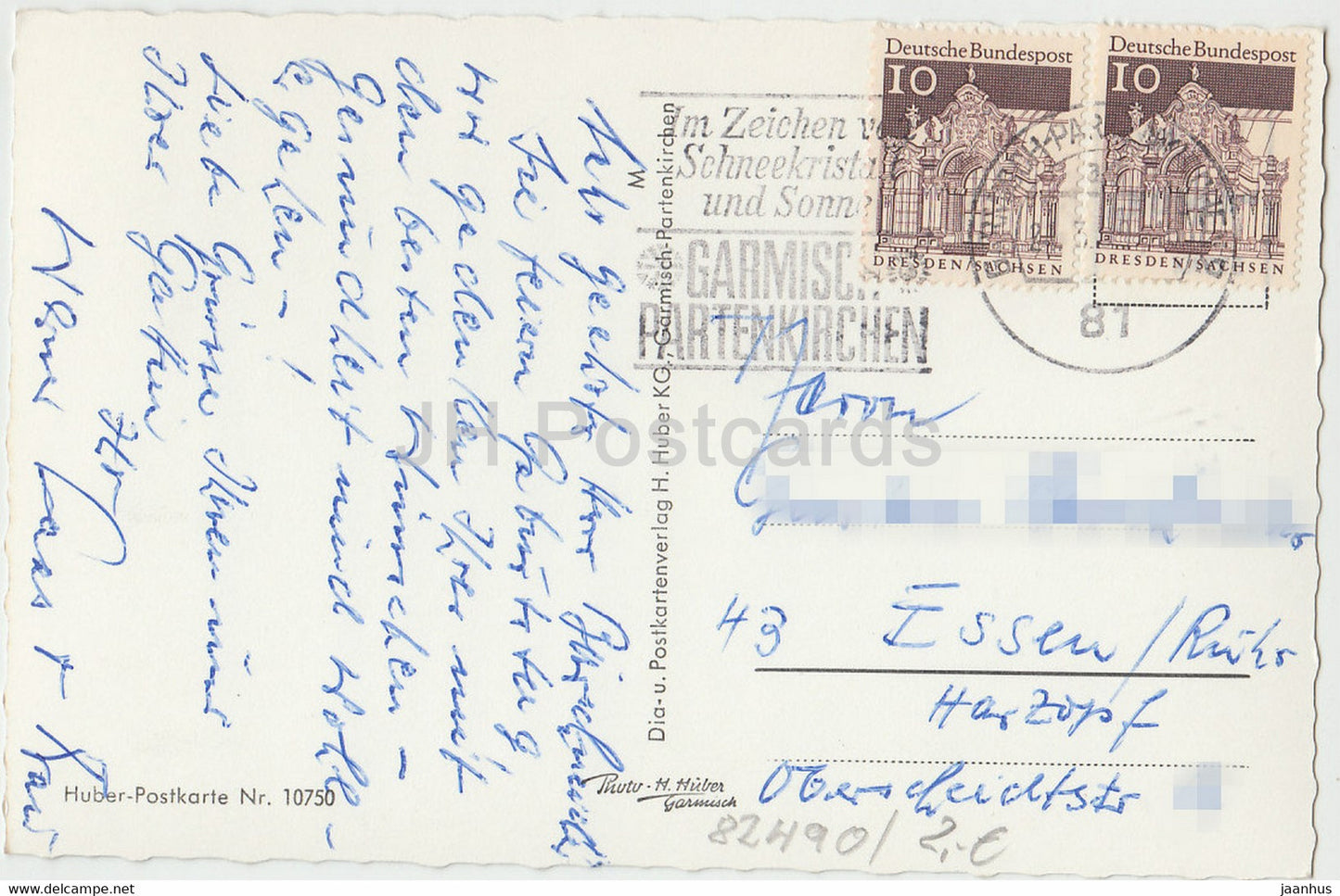 Farchant gegen Zugspitzgruppe 2964 m - Allemagne - occasion