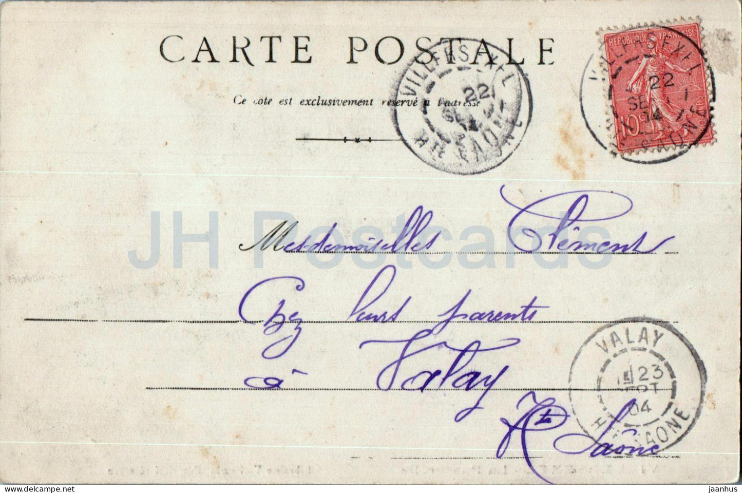 Villersexel - La Passerelle - La Passerelle - carte postale ancienne - 1904 - France - occasion