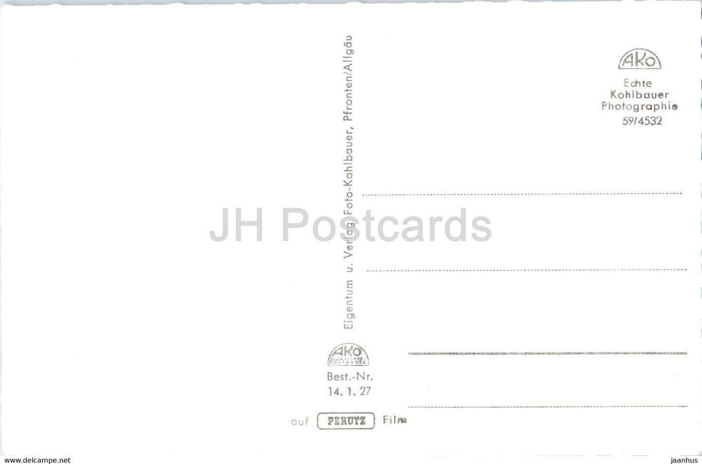 Kaufbeuren - Allgau - old postcard - Germany - unused