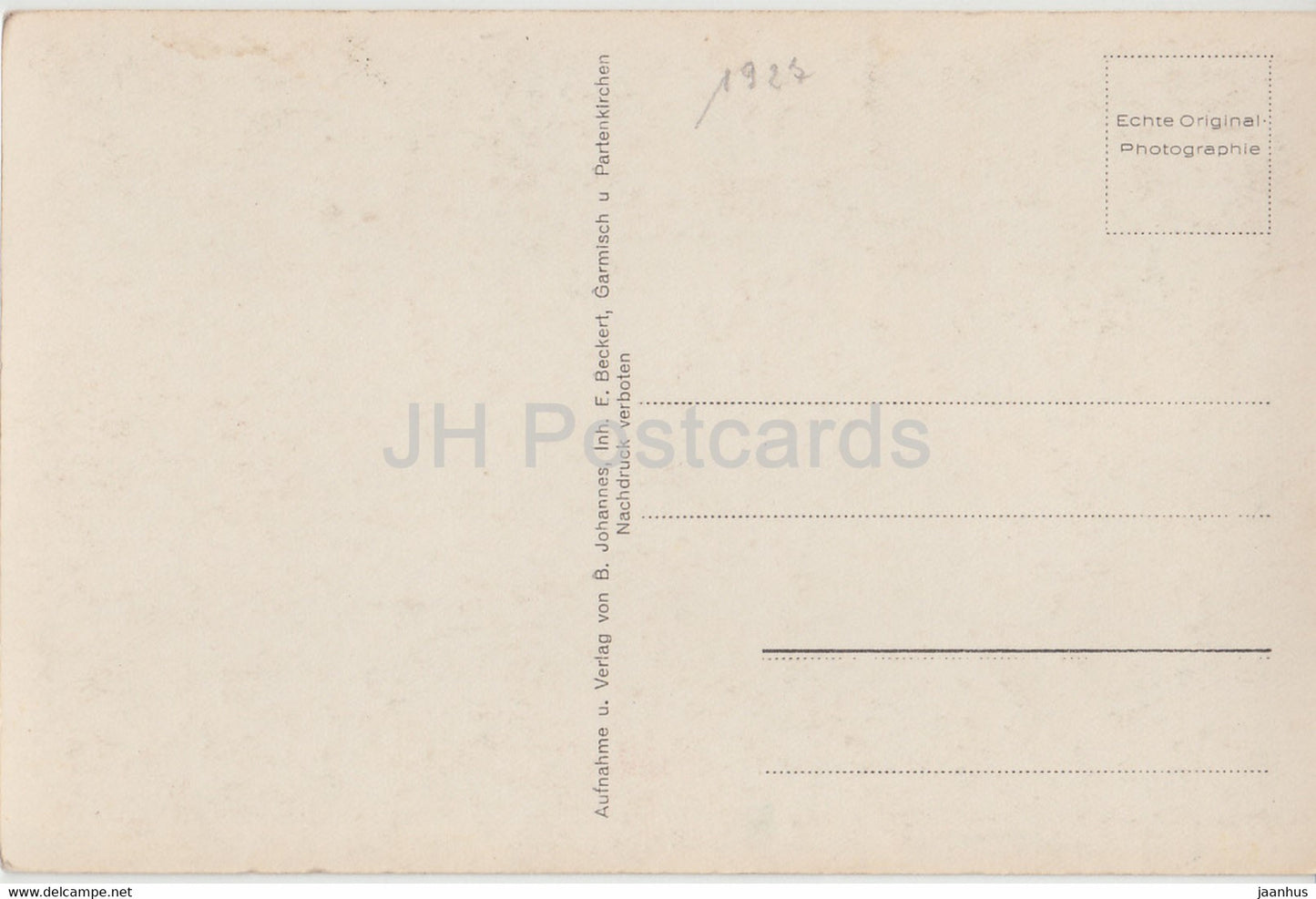 Hollentalklamm - 311 - old postcard - Germany - unused