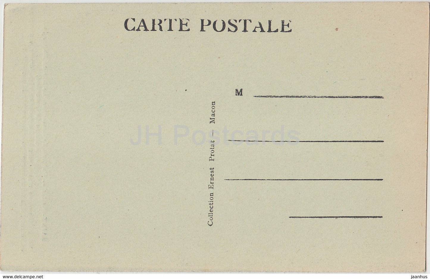 Saint Point - Le Chateau de Lamartine - La Fille du Poete Julia - girl - old postcard - France - unused