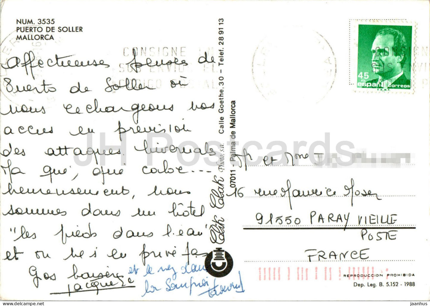 Puerto de Soller - Majorque - tram - train - chemin de fer - multiview - 3535 - Espagne - occasion