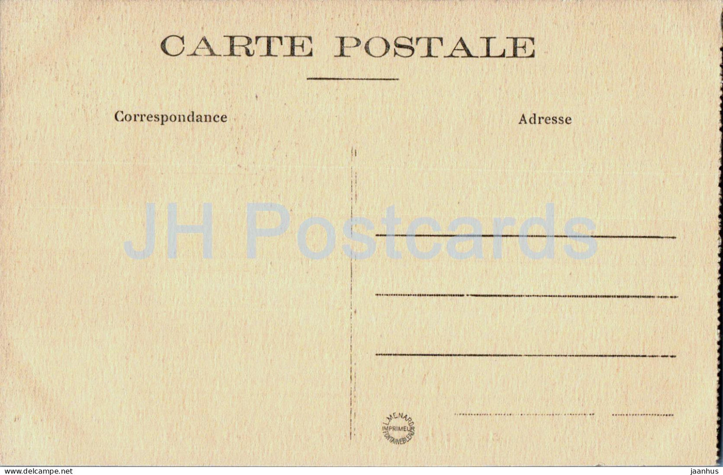 Palais de Fontainebleau - Galerie Henri II - 53 - carte postale ancienne - France - inutilisée