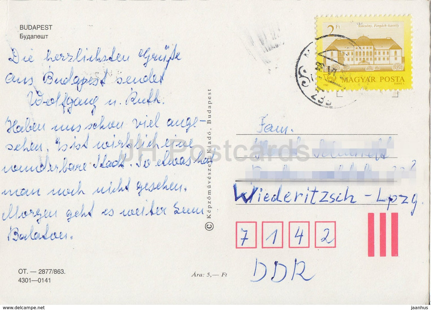 Budapest - Danube - monument - château - multiview - Hongrie - occasion