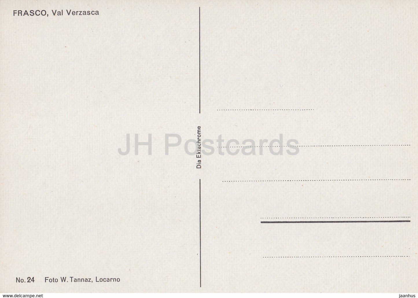 Frasco – Val Verzasca – 24 – Schweiz – unbenutzt