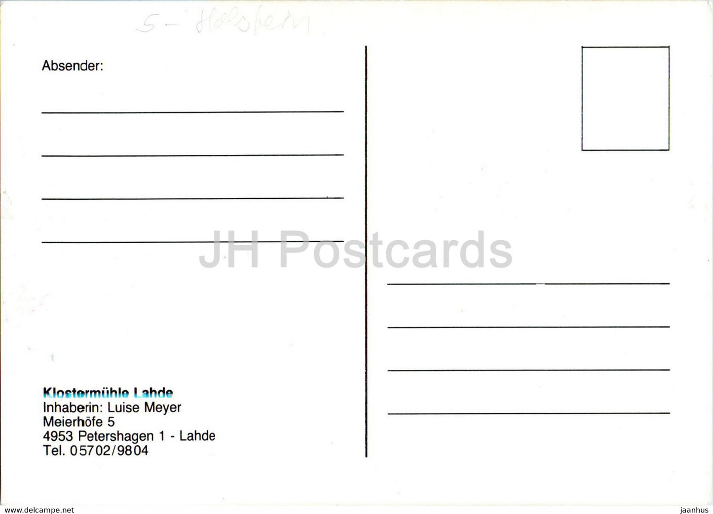 Klostermuhle Lahde - windmill - Germany - unused