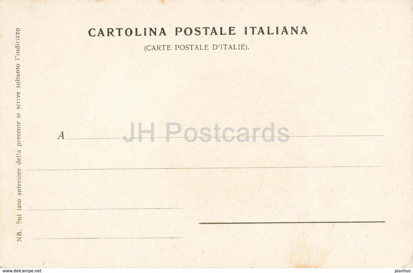 Capri - La Piza - bateau - 19905 - carte postale ancienne - Italie - inutilisée