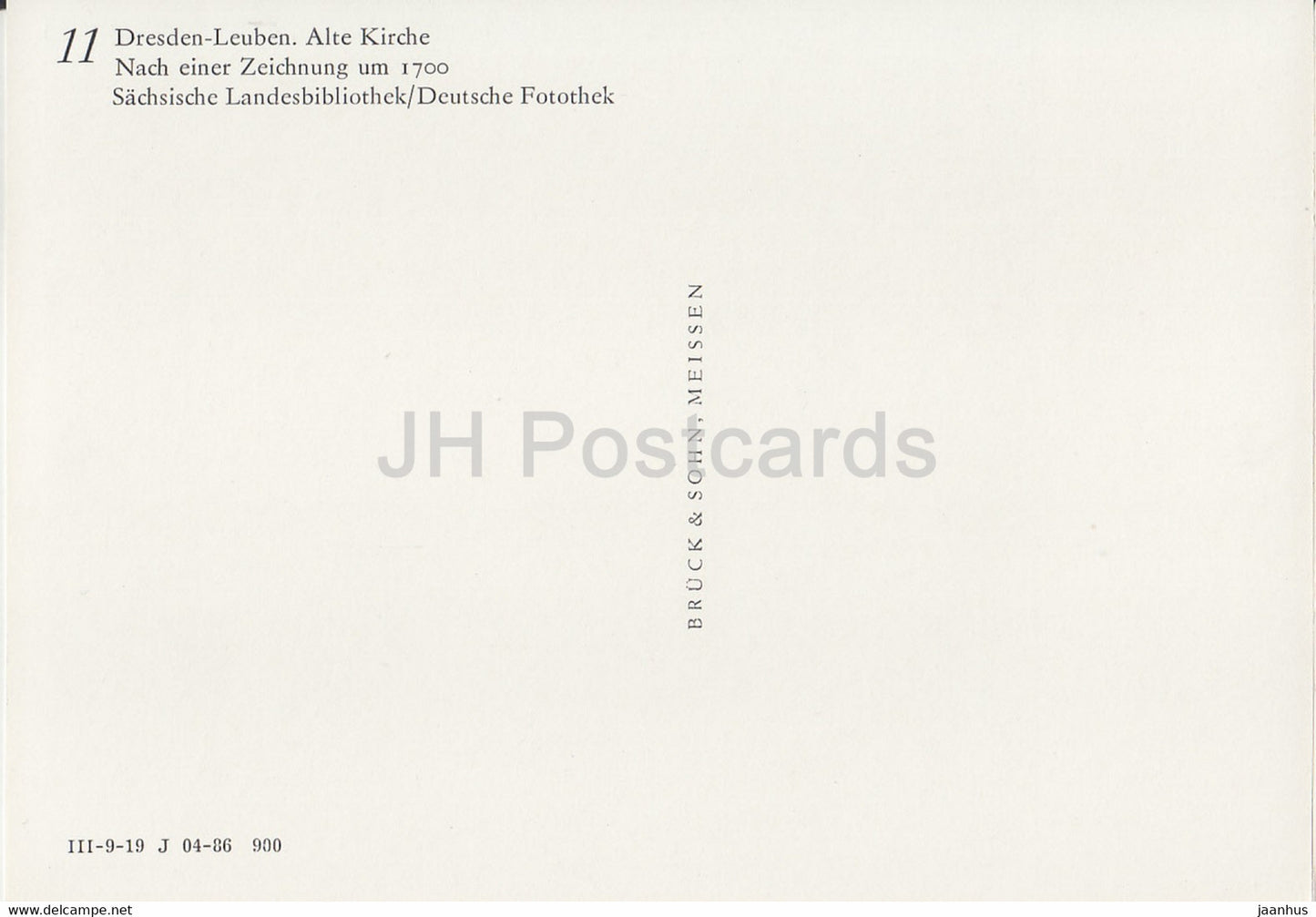 Dresden Leuben - Alte Kirche - Alte Kirchen Dresdens - church - DDR Germany - unused