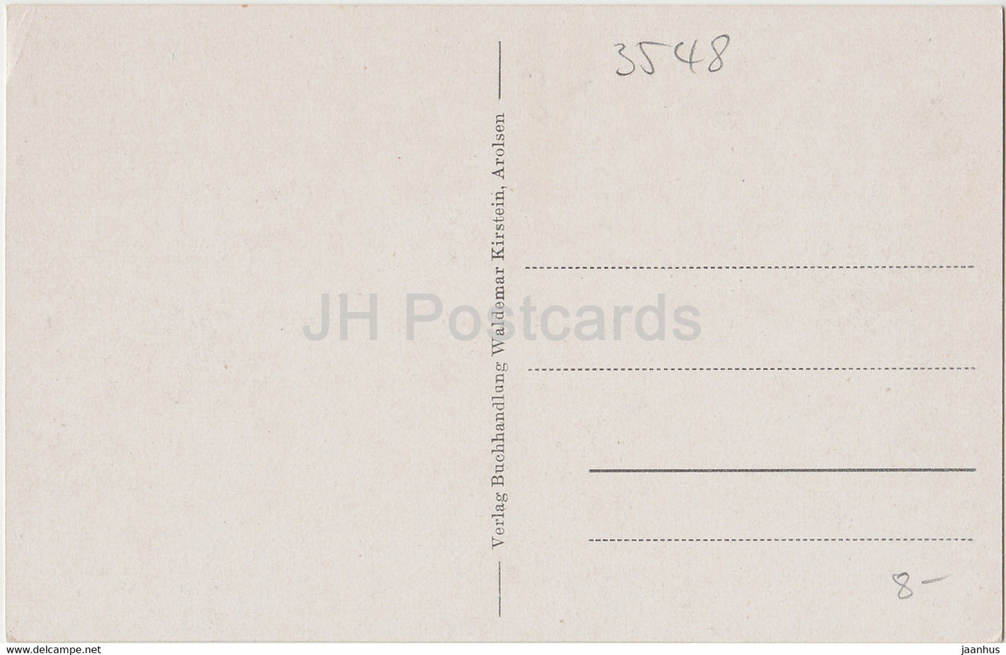 Luftkurort Arolsen - Schloss von der Parkseite - château - Allemagne - inutilisé