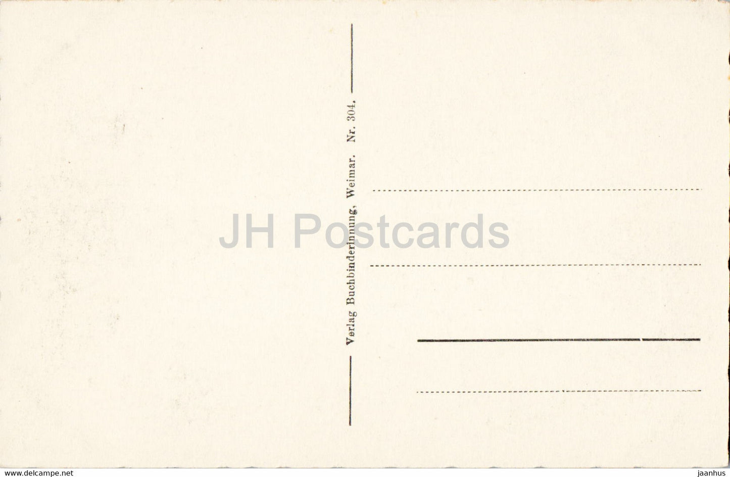 Weimar - Nationaltheater - théâtre - 304 - carte postale ancienne - Allemagne - inutilisé