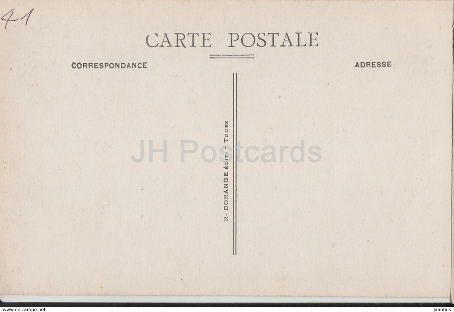 Cheverny - Le Chateau - Escalier d'honneur - 34 - château - carte postale ancienne - France - inutilisée